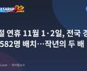 만성절 연휴 11월 1·2일, 전국 경찰 111,582명 배치…작년의 두 배