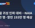 만성절 귀성 인파 대비…NAIA 120만 명·항만 193만 명 예상